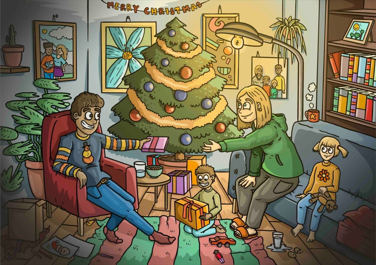 Weihnachtliche Malvorlagen für Klein und Gross - NIKIN CH