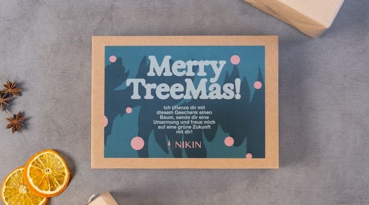 NIKIN Geschenk Box mit Weihnachtsdekoration