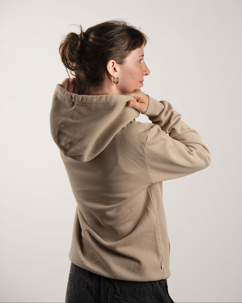 TreeHoodie Light Taupe