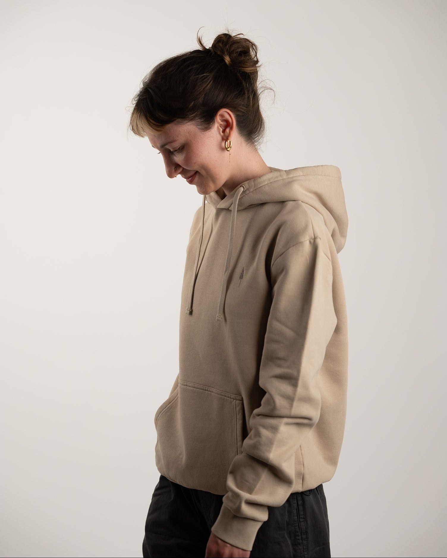 TreeHoodie Light Taupe