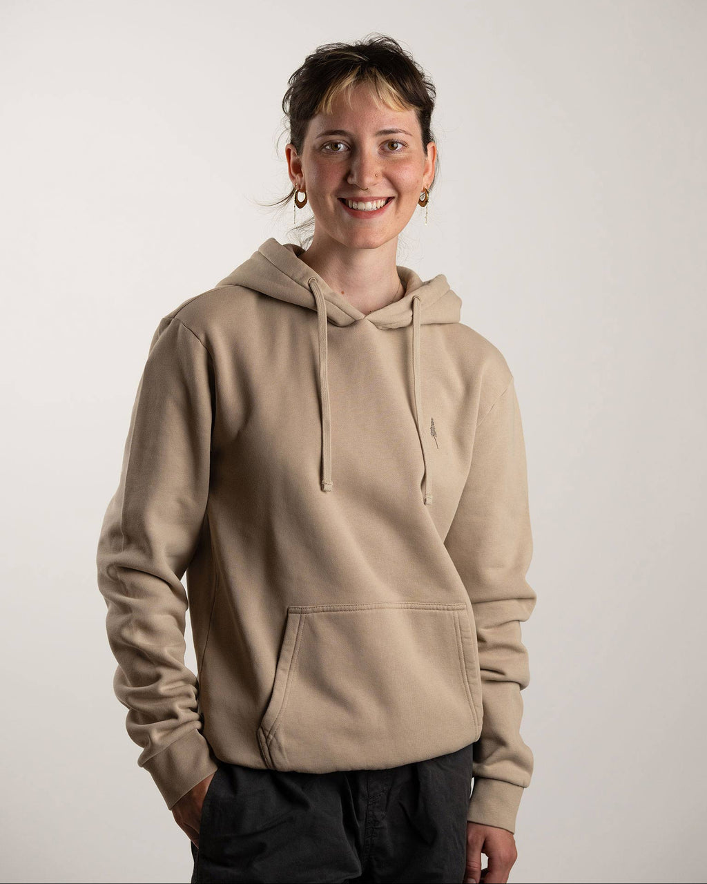 TreeHoodie Light Taupe