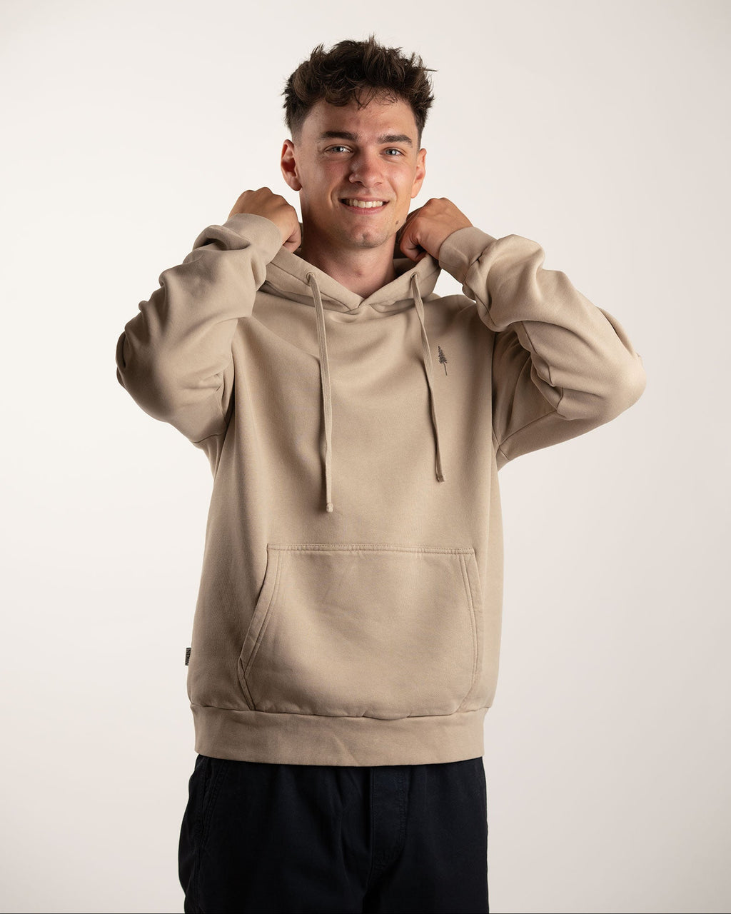 TreeHoodie Light Taupe