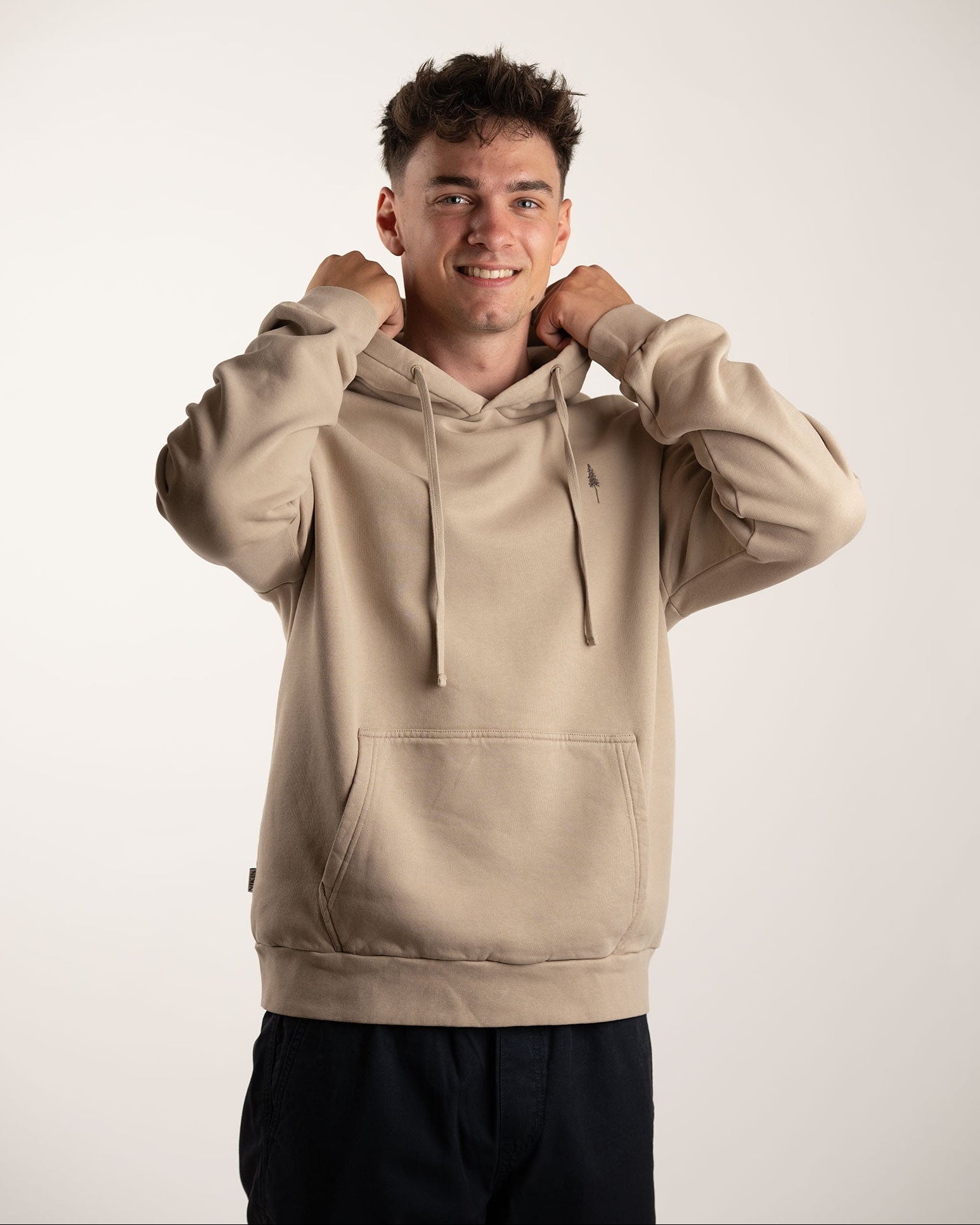 TreeHoodie Light Taupe