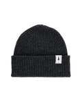 Treeanie Ribbed Black Mel - BEANIE - NIKIN
