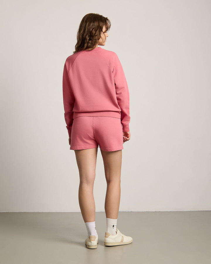NIKIN  TreeSweater Raglan Women Wild Berry Sweatshirt Damen, Farbe Wild Berry, lässiger Schnitt, Rückansicht.