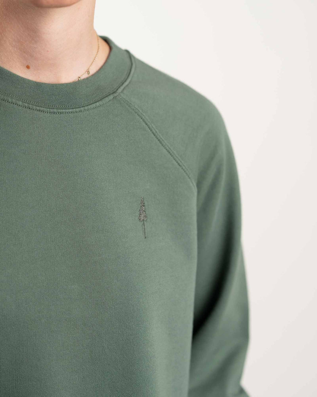TreeSweater Raglan Women Sage