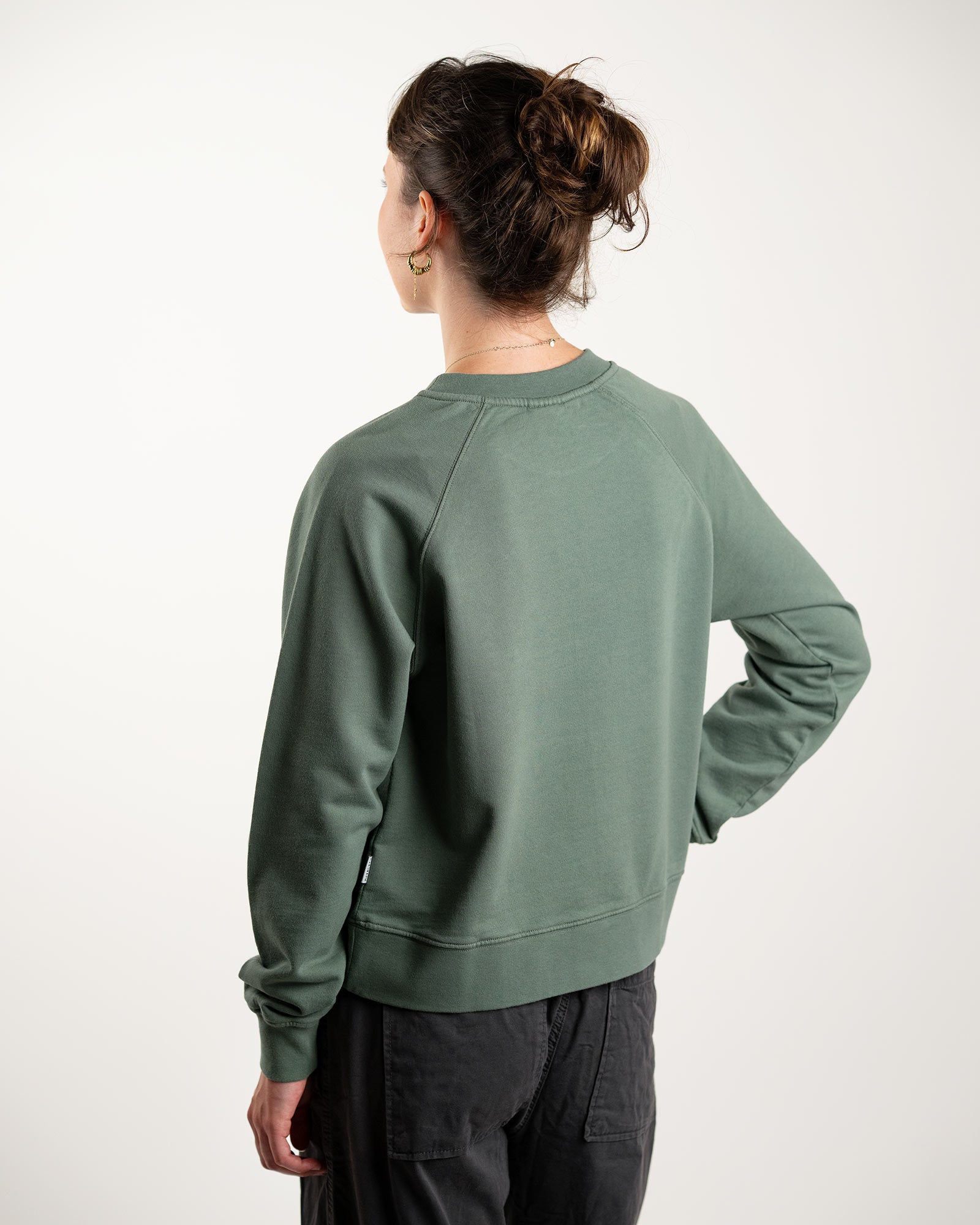 TreeSweater Raglan Women Sage