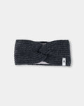 TreeHeadband Knitted Twist Cosy Black Mel - HEADBAND - NIKIN