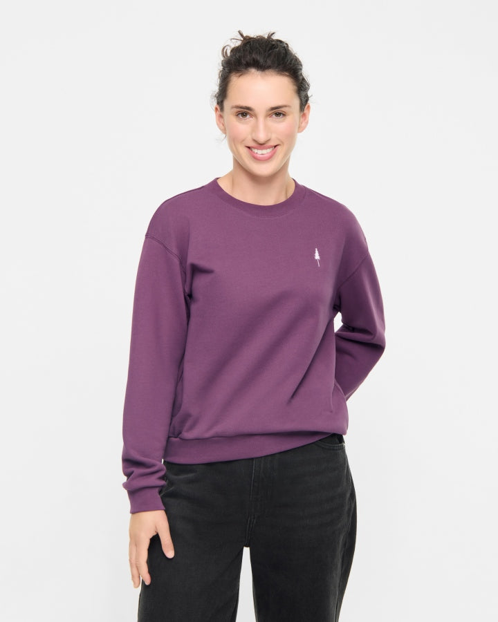 TreeSweater Relaxed Women Dusted Grape