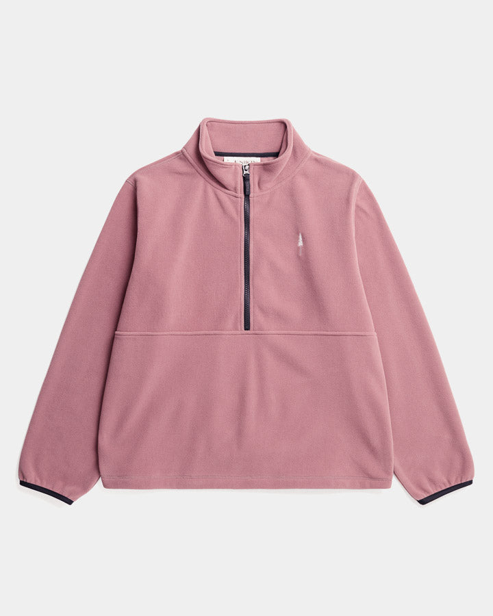 TreeFleece Quarter Zip Women Astrodust