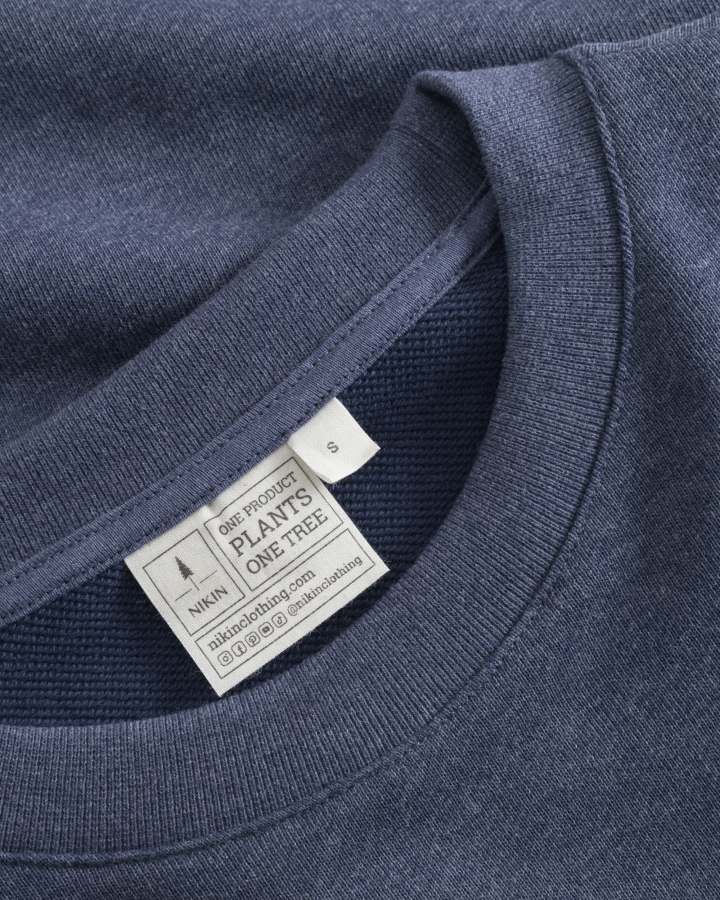 TreeSweater Navy Mélange