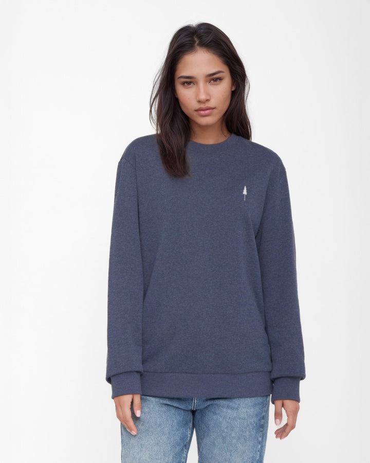 TreeSweater Navy Mélange