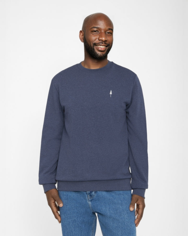 TreeSweater Navy Mélange