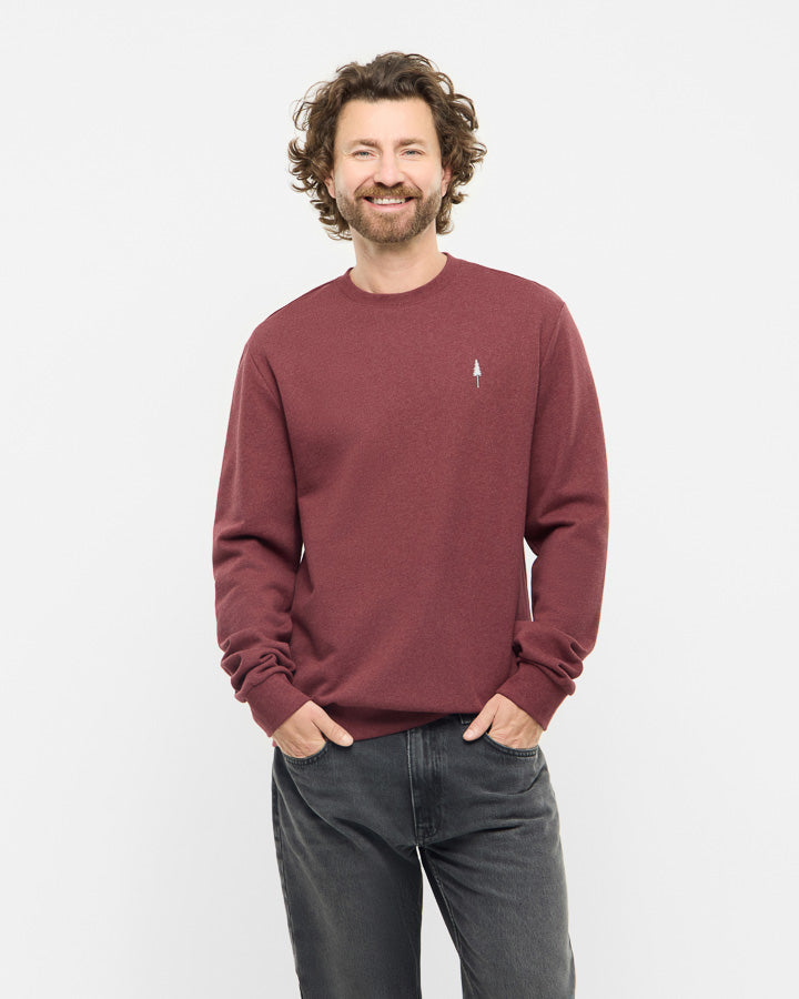 TreeSweater Bordeaux Chiné