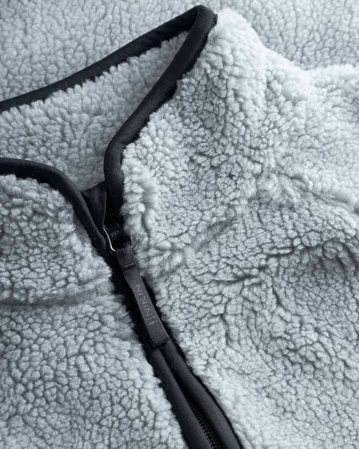 TreeFleece Teddy Pull Femme Gris chiné