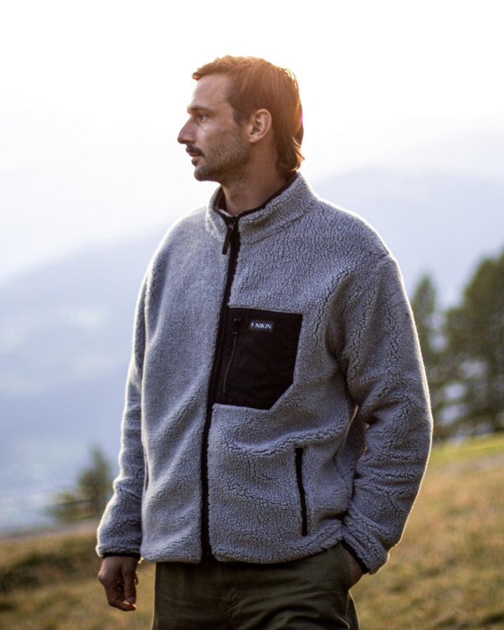 Veste décontractée TreeFleece Teddy Gris Mel