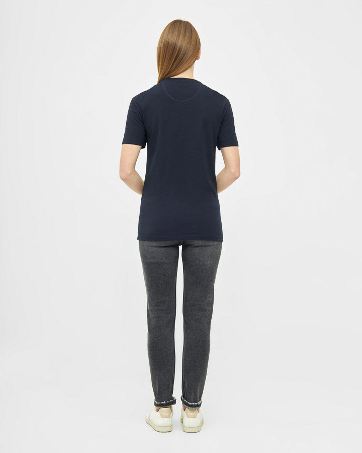 TreeShirt circulaire marine foncée