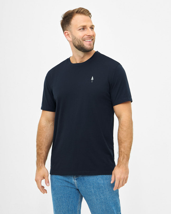 TreeShirt circulaire marine foncée