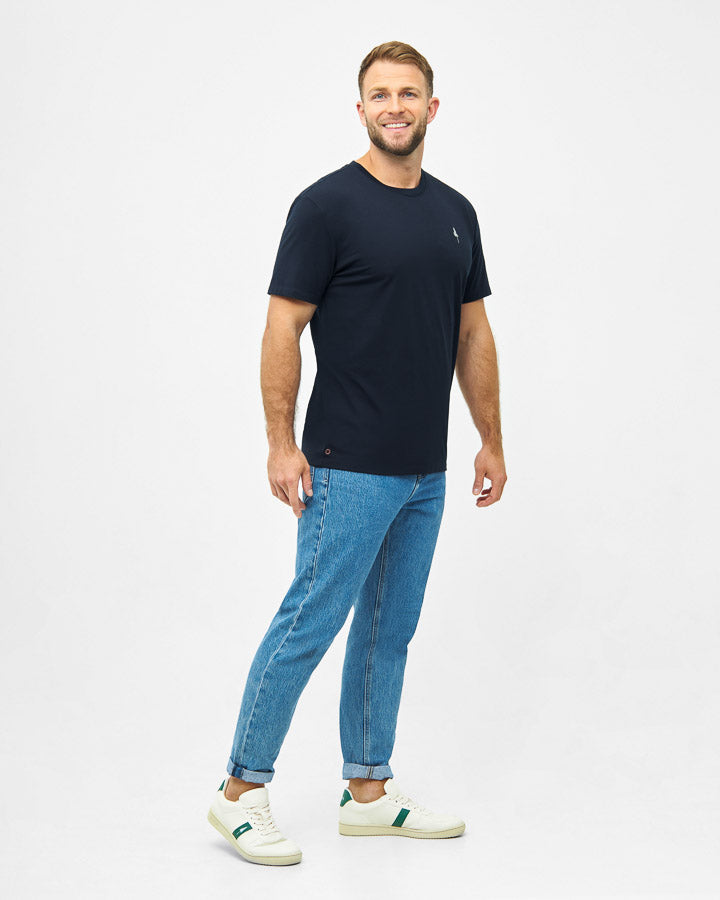 TreeShirt circulaire marine foncée