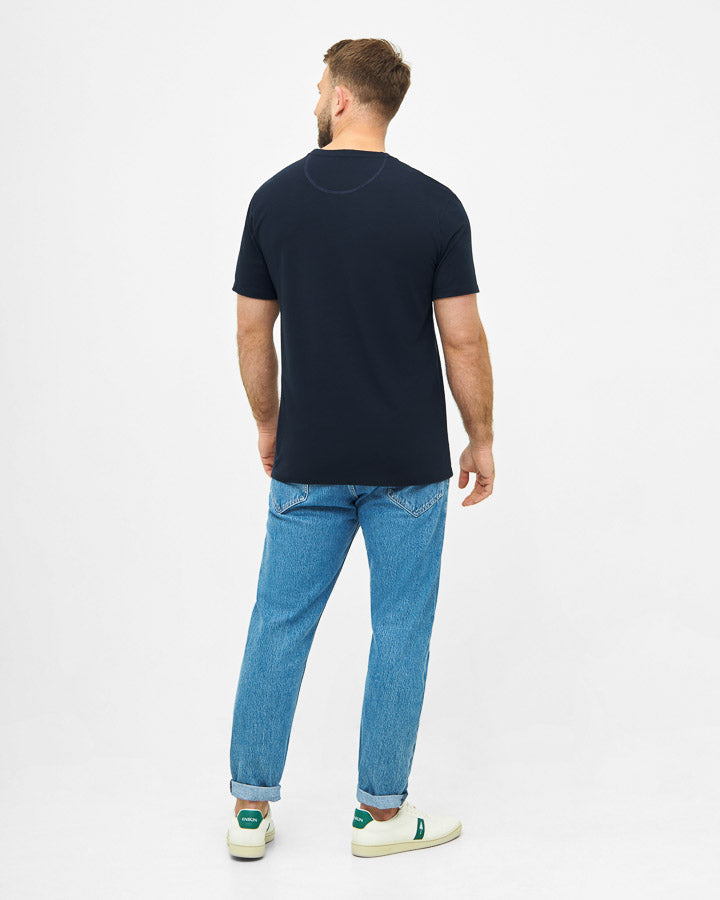 TreeShirt circulaire marine foncée
