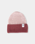 Treeanie Ribbed Colorblock Italian Clay-Blush - BEANIE - NIKIN