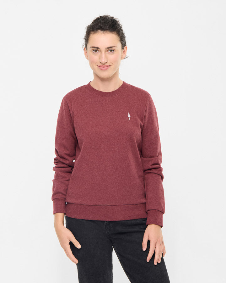 TreeSweater Women Bordeaux Mel