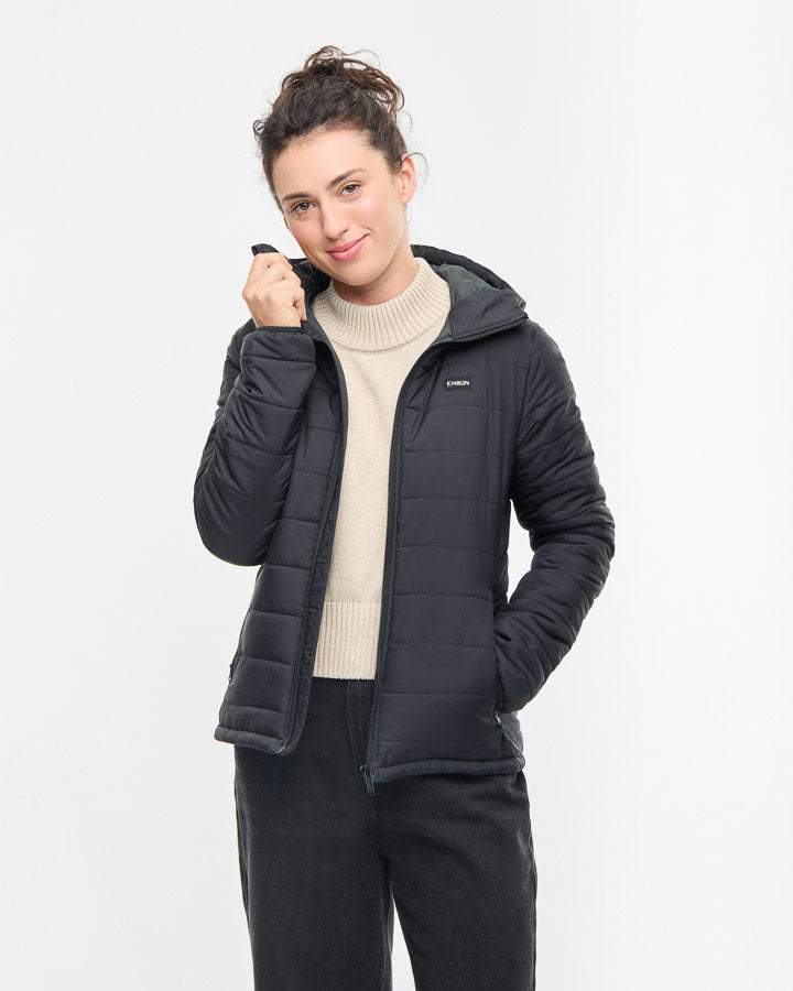 Veste isolée TreeJacket pour femme noire