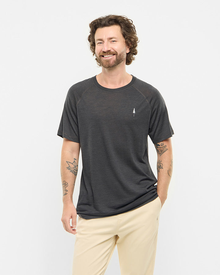 TreeShirt Laine Anthracite Foncé Mel