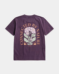 TreeShirt Women Connected By Nature Deep Purple