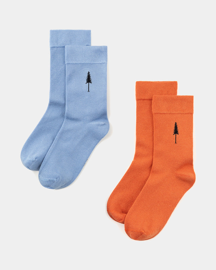 TreeSocks Standard Single Bundle Provence-Deep Orange