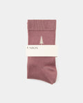NIKIN  TreeSocks Standard Single Bundle Socken, Italian Clay-Rose Gold, TENCEL Lyocell, kleines Baum-Design.