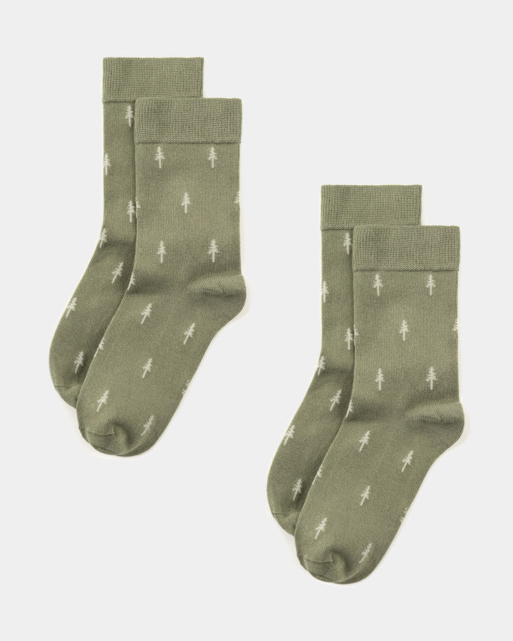 TreeSocks Standard Allover Bundle Pickle