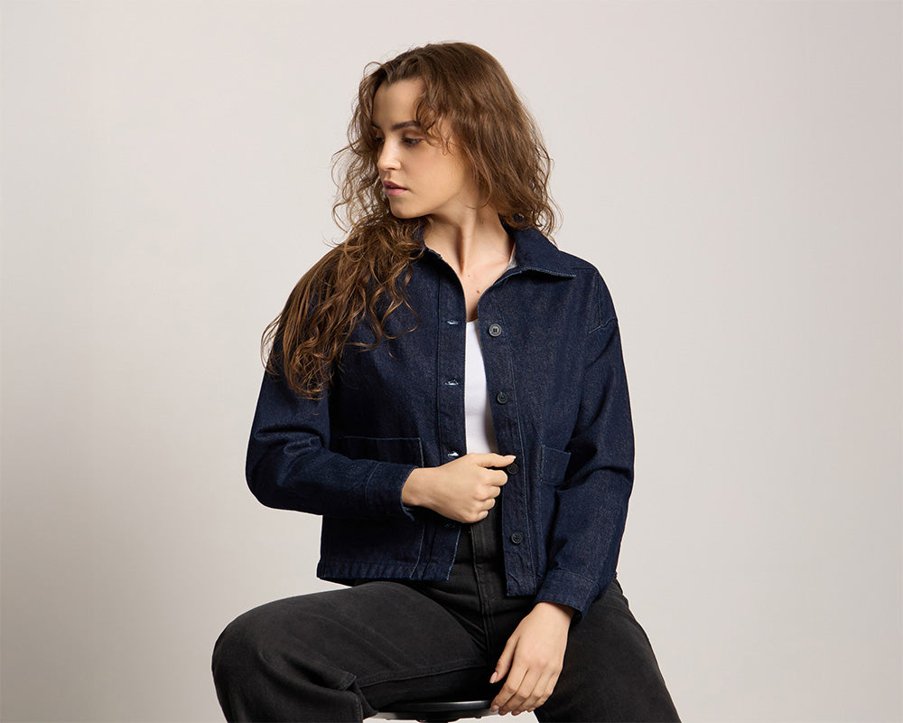 Unsere erste Jacke aus recycelter Baumwolle