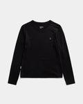 TreeShirt Long Sleeve Wool Slim Women Black