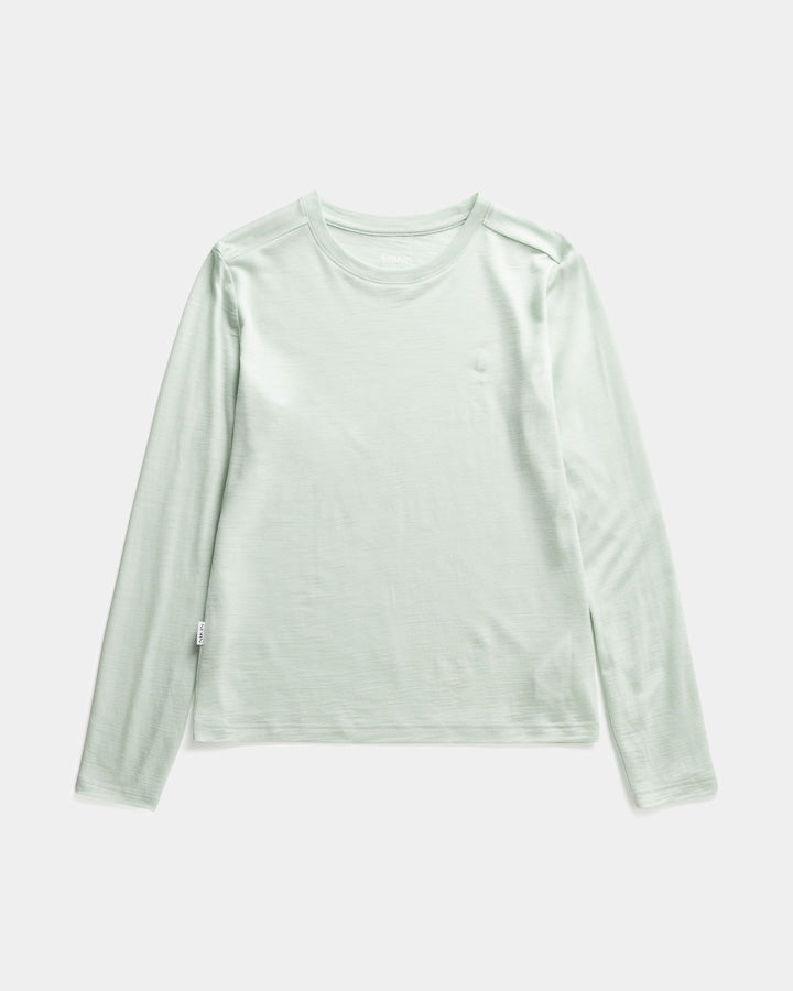 TreeShirt Longsleeve Wool Slim Women Fresh Mint