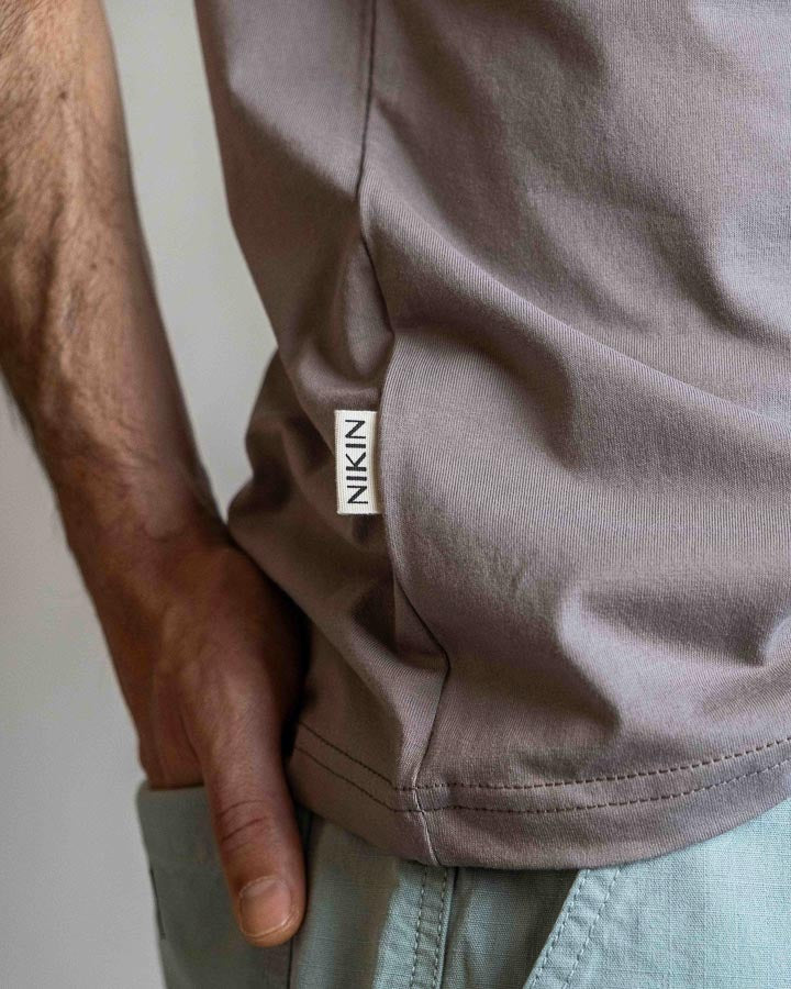 TreeShirt Pocket Mono Frêne Taupe