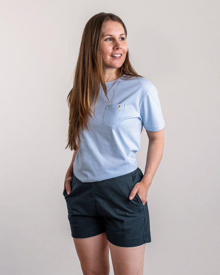 TreeShorts Femme Bleu Marine Foncé