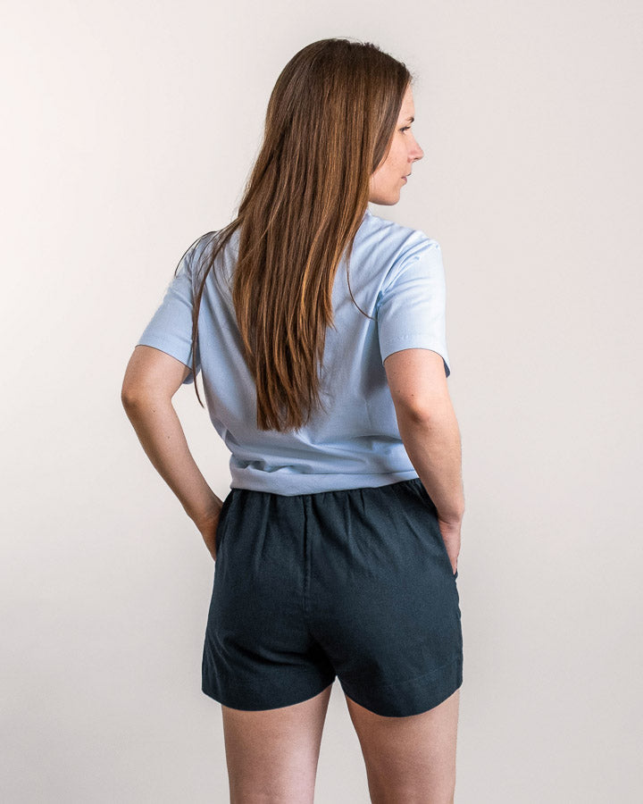 TreeShorts Femme Bleu Marine Foncé