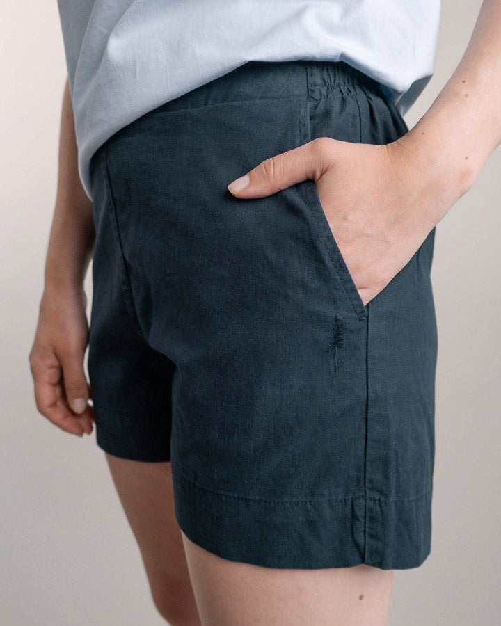 TreeShorts Femme Bleu Marine Foncé