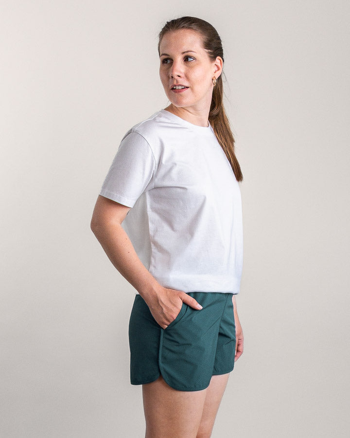 TreeShorts Technical Women Marine Teal