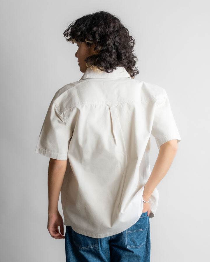 TreePlanter Overshirt Workwear Short Sleeve White Sand