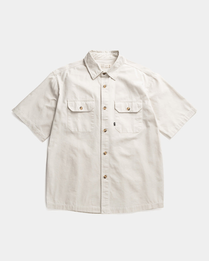 TreePlanter Overshirt Workwear Short Sleeve White Sand