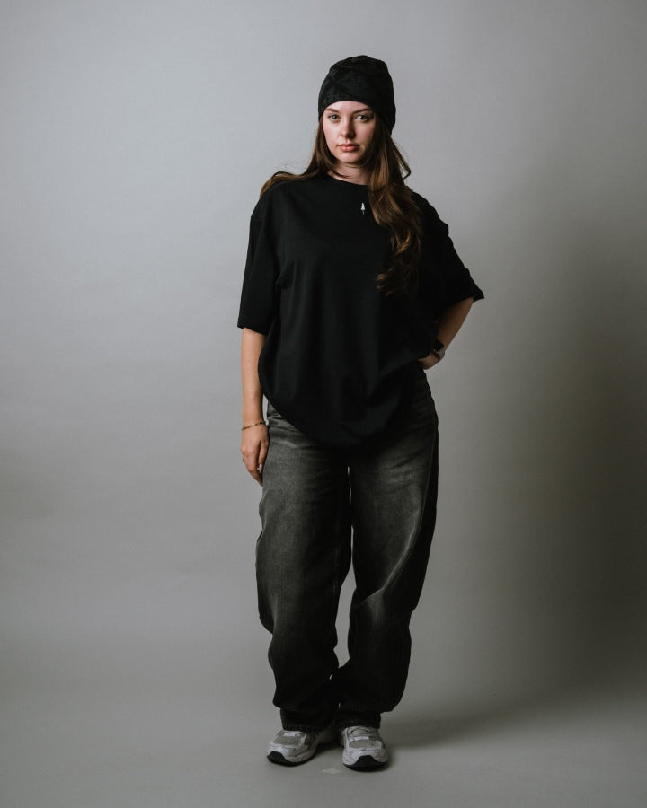 TreeShirt Muntogna Oversize Noir