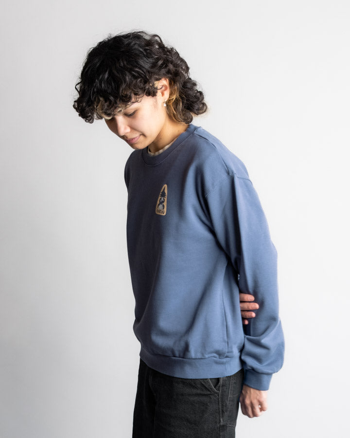 TreeSweater Anniversary Relaxed Femme Bleu Ardoise