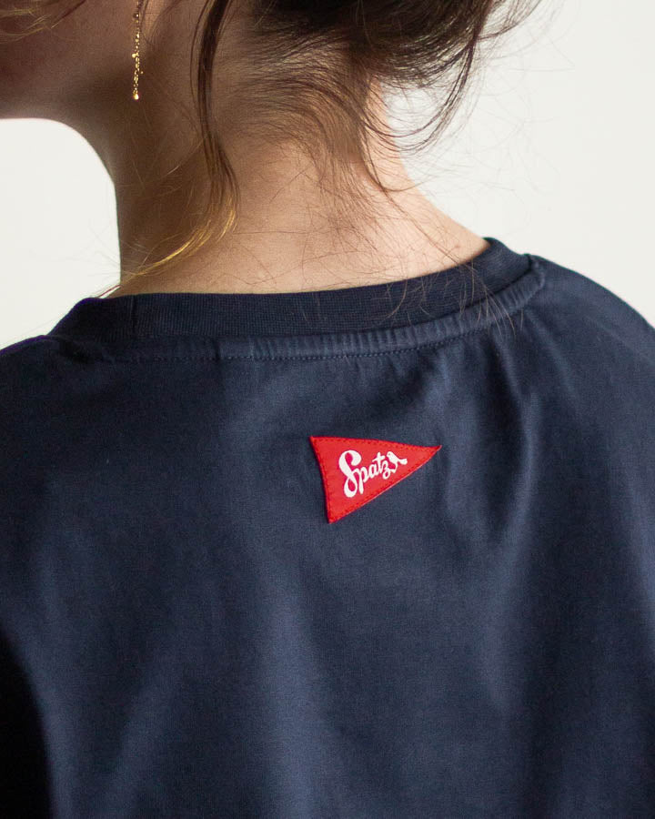 TreeShirt Pocket Spatz Marine foncé