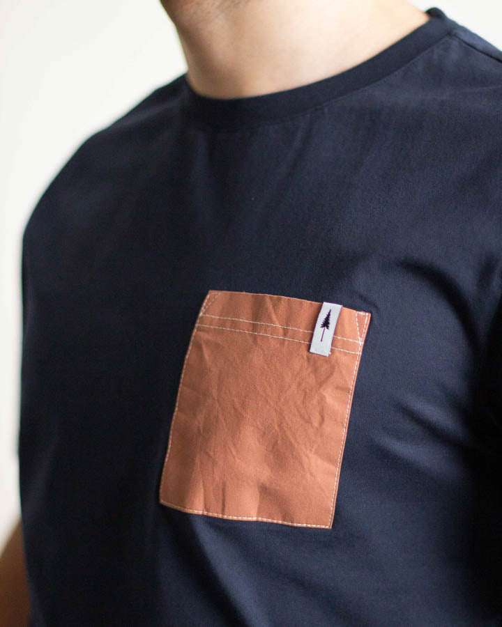 TreeShirt Pocket Spatz Marine foncé