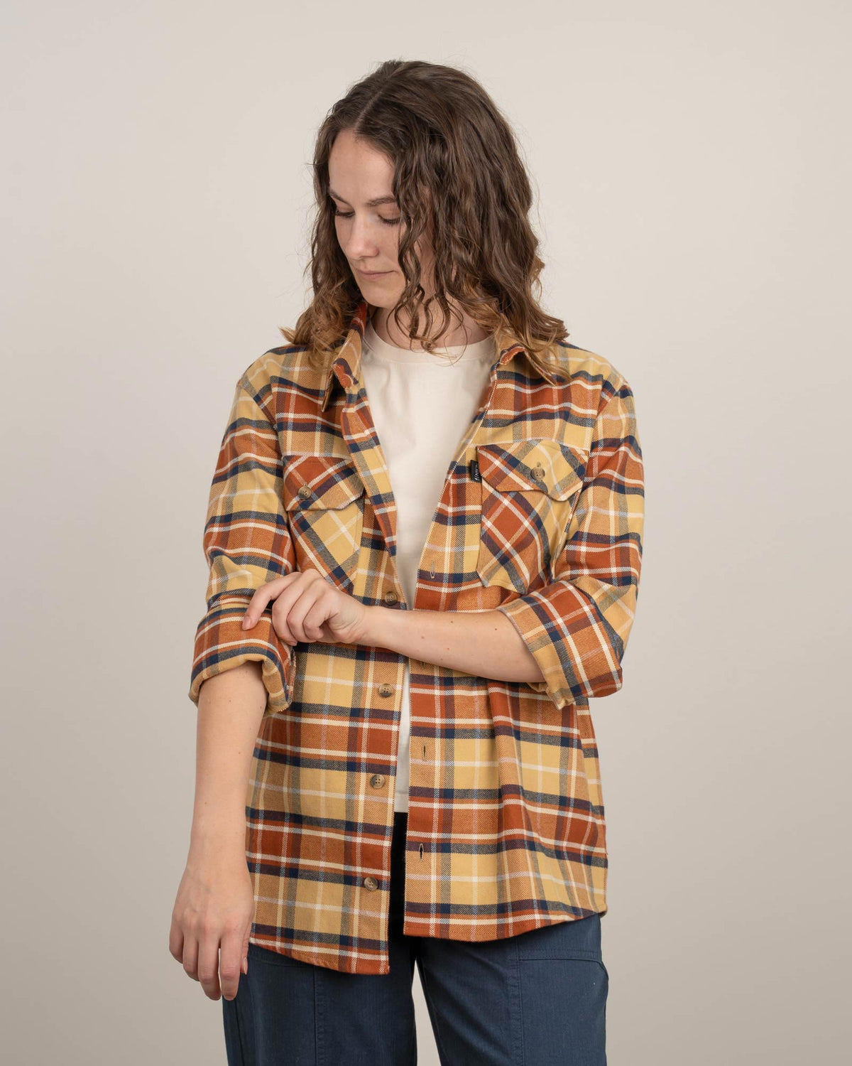 TreePlanter Overshirt reCotton Relaxed Sepia-Parchment