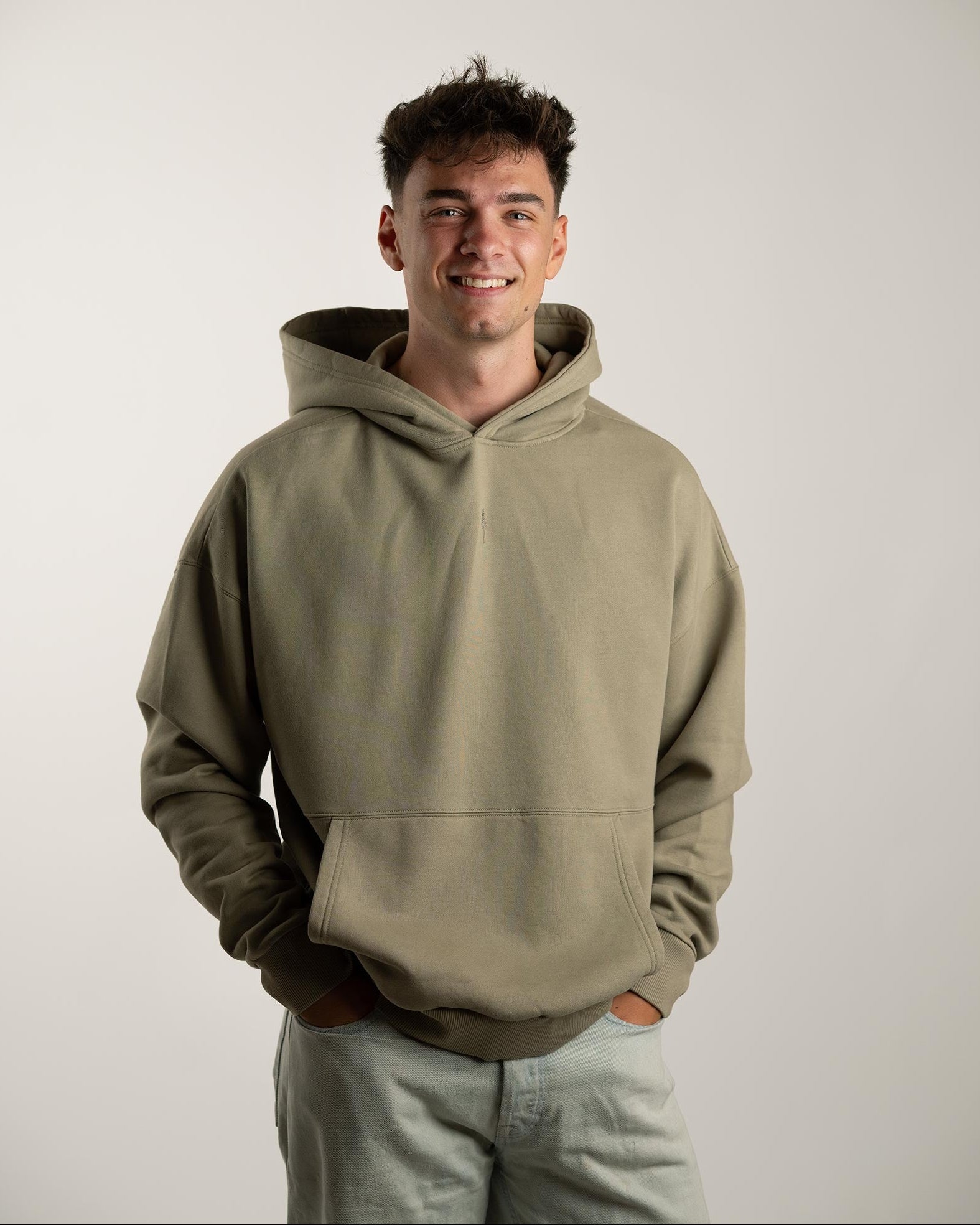 TreeHoodie Oversized Stone Dust