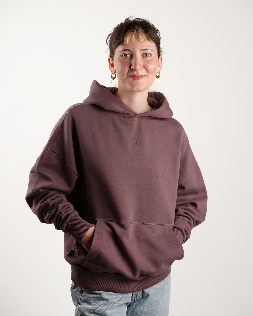 TreeHoodie Oversized Cocoa