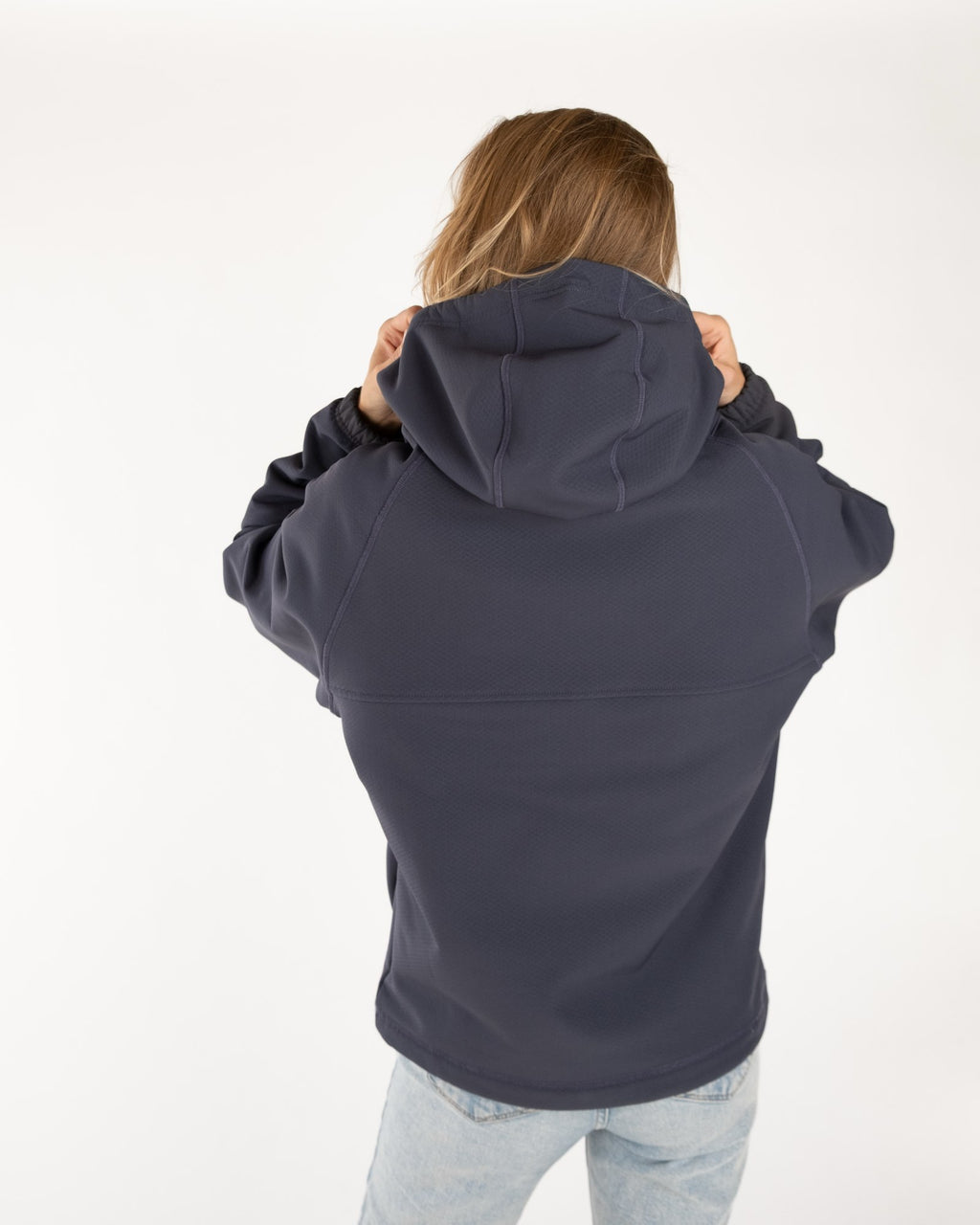 TreeHoodie Quarter Zip Stormfleece Relaxed Dark Ink